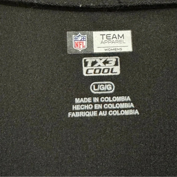 NFL TEAM APPAREL New Orleans Saints Glitter Logo Short Sleeve Jersey Size Large - Picture 5 of 7